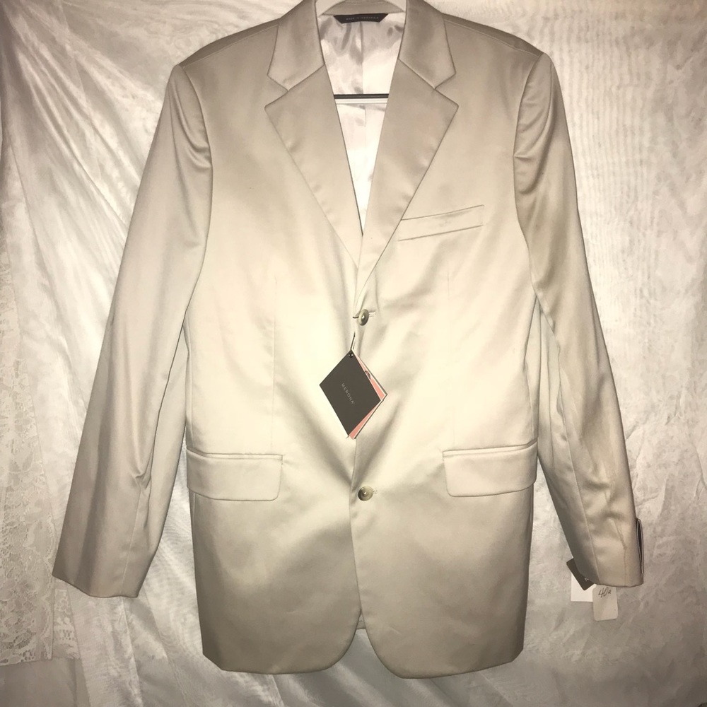 40R men’s blazer suit coat jacket new NWT tan